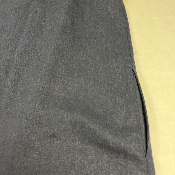 For Cynthia Lagenlook Linen Blend Shift Dress Blue Sleeveless Casual Relaxed S - Picture 8 of 10